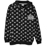 Southpole - Southpole Men's Allover Print & Embossed Zip Hoody