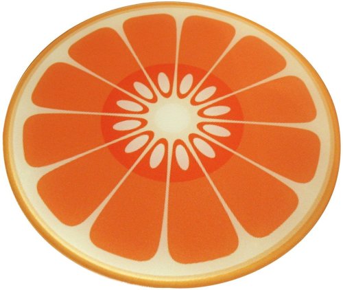 Joseph & Joseph - ORAN014AS - Orange  - Planche ronde en verre s�curit