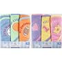 3-Pack Applique Hooded Towels