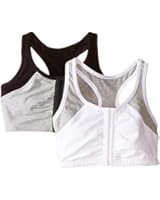 Fruit of the Loom Women's Front Close Racerback (Pack of 2)