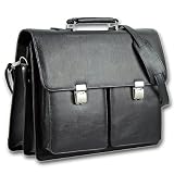 redolz® Aktentasche U0036 Nappa Leder Aktenmappe