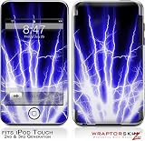 iPod Touch 2G & 3G Skin and Screen Protector Kit - Lightning Blue
