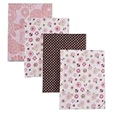 Tiddl LADYBUG 4PK RECEIVING BLANKET