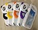 3D Cartoon Lovely Panda Silicone Jelly Skin Case Cover for Apple iPhone 5C (Black)