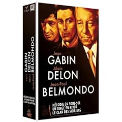Jean Gabin, Alain Delon, Jean-Paul Belmondo : Coffret 3 films n� 1