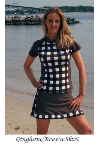 Kristy J UV Protective Hidraplay Skort with Comfort Short