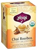 Yogi Chai Rooibos, Herbal Tea Supplement, 16-Count Tea Bags (Pack of 6)