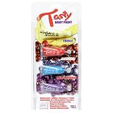 California Exotics / Swedish Erotica Tasty Body Paint, Variety Pack of 4 Flavors (Pack of 3)