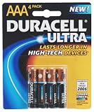 Duracell MX2400B4 Ultra AAA, (4-Pack)