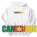 Sweatshirt White " Flag Cameroon " Country
