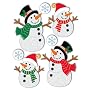 Sandylion Essentials Medium Dimensional Stickers, Snowmen