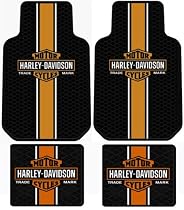 Harley Davidson Classic Logo 4 Pc Floor Mats Set