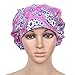 JINSHI Women's Bouffant Hat Surgical Scrub Cap with Sweatband