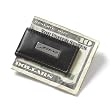 Money Clip With Plaque - Dark Brown