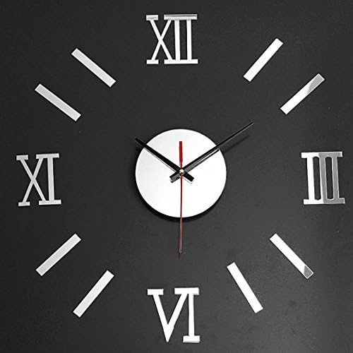 3 Colors Roman Digital DIY Wall Art Home Decoration Wall Clock