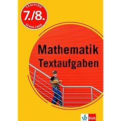 Training Mathematik. Textaufgaben 7./8. Schuljahr.