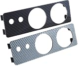 2 Gauges and 2 Toggle Switches in Carbon Fiber