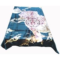 New Solaron Queen Size Tiger Korean Mink Blanket