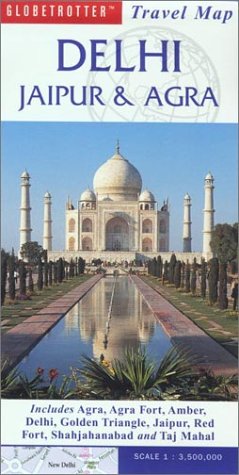 City Travel Guides Discounted  Books : Delhi, Jaipur and Agra (Globetrotter Travel Map)