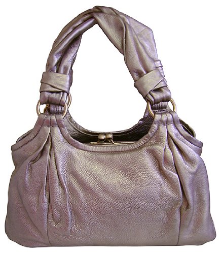 Coach Parker Leather Kisslock Framed Satchel Bag Purse 13468 Rosegold