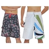 2 Pack Mens Billabong surfing boardshorts. Two different styles of the hottest boardshorts in one unbeatable deal. (Size: 34)