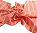 Cacala 100% Turkish Cotton Kitchen Tea Towels, Highly Absorbent Luxury Soft Quick Drying Dish Towel with Hanging Loop for Gym, Yoga, Bath, Sports, Cleaning and Kitchen (23 x 36), Orange