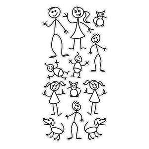 Stick-Family-Decal-Kit