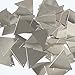 Sequin Triangle 30mm Silver Metallic Couture Paillettes. Made in USA.