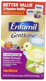 Enfamil Gentlease Infant Formula for Fussiness and Gas, Refill Box, For Babies 0-12 Months, 33.2-Ounce