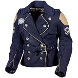 ICON WOMEN'S ROGUE MOTORCYCLE JACKET - NEW (LARGE, INDIGO BLUE)