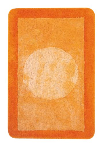 Ridder 72503240-350 Teppich ca. 60 x 90 cm, 100% Polyacryl, 100% Polyacryl, Macau neon-orange