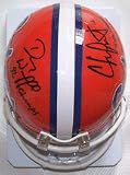 Chris Leak and Danny Wuerffel Autographed Florida Gators Limited Edition Mini Helmet with 2006 CHA
