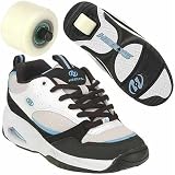 Girls Heelys Spree Rollershoe (White/Black/Blue)