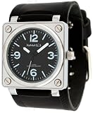 Nemesis #HST046K Men's Premium Wide Leather Strap Square Watch