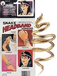 Gold Snake Costume Armband/Bracelet