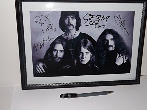 Black Sabbath Including Ozzy Osbourne Framed A4 Photo Print in Perfect Mint Conditionn