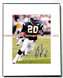 Autographed Means Photo - UACC RD - Autographed NFL Photos