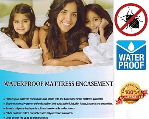 DELUXE BED BUGS Mattress Protector QUEEN by LINEN COLLECTION