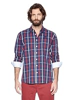 NZA New Zealand Auckland Camisa Básica Nicea (Marino / Rojo)