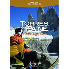 Torres del Paine, Reise- und Wanderkarte, Patagonien, Ma�stab 1:100.000 / 1:50.000