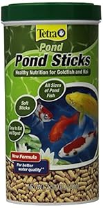 TetraPond 16354 Pond Sticks, Healthy Nutrition for Goldfish and Koi, 3.53-Ounce, 1-Liter