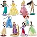 Deluxe Disney Princess Figurine Playset (10 Pc.) Including Princesses Rapunzel, Ariel, Aurora, Belle, Cinderella, Jasmine, Snow White, Mulan, Pocahontas and Tiana by Disney Store_s-1