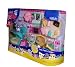 Littlest Pet Shop New Edition Cozy Care Center with Cuddliest Brown Saint Bernard (#481), Purple Ferret (#482) and Gray Cat (#483) Plus Lots of Accessories