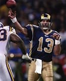 KURT WARNER ST. LOUIS RAMS 8X10 SPORTS ACTION PHOTO (A)