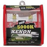 XTREME YELLOW 880 XENON LIGHT HID HEADLIGHT BULBS 12V 27W