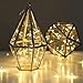 CMYK® 3 Pack Led Copper Wire Lights, 15 Micro Starry LEDs Super Bright Warm White Color Wire Rope Lights, 2 x CR2032 Batteries Included on 6.56 Ft/2M Long (Warm White)