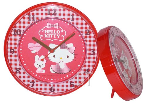 Hello Kitty Wall Clock Stand (red)