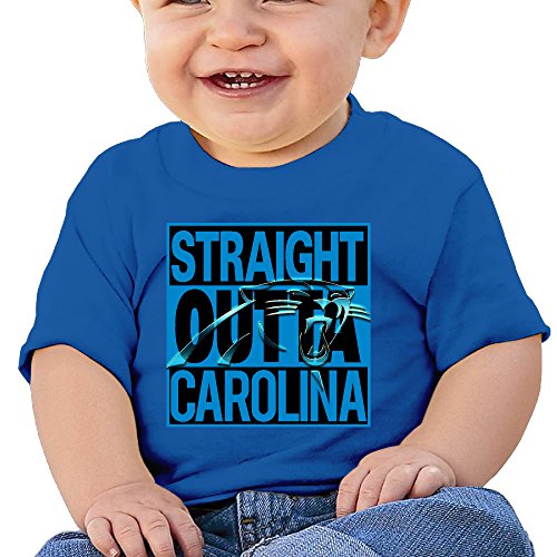GAOXIG Straight Out Carolina Unisex Baby T-Shirts (6 To12 Months) RoyalBlue