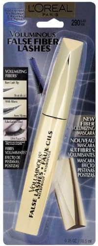 L'Oreal Paris Voluminous False Fiber Lashes Waterproof Mascara, 290 Black, 0.35 Fluid Ounce by Voluminous