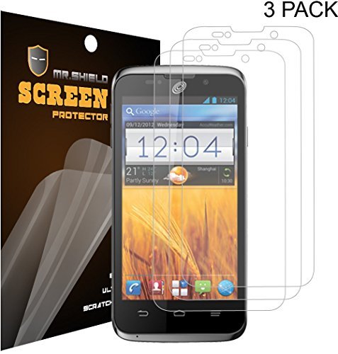 Mr Shield For ZTE Rapido LTE Z932C Z932L Anti-Glare [Matte] Screen Protector [3-PACK] with Lifetime Replacement Warranty